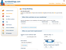 Tablet Screenshot of eurobookings.hotelplanner.com
