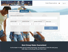 Tablet Screenshot of metrotravel.hotelplanner.com