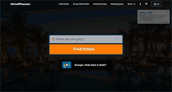 Desktop Screenshot of hotelplanner.com