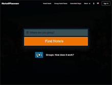 Tablet Screenshot of hotelplanner.com
