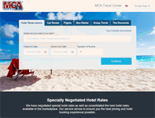 Tablet Screenshot of mca.hotelplanner.com