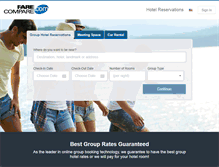 Tablet Screenshot of farecompare.hotelplanner.com