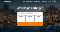 Desktop Screenshot of nl.hotelplanner.com