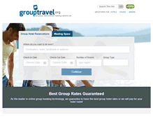 Tablet Screenshot of grouptravelorg.hotelplanner.com